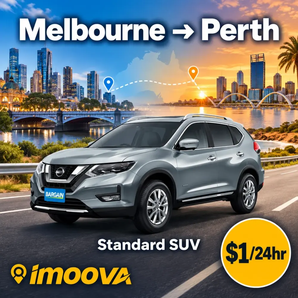 Standard SUV relocation from Melbourne to Perth