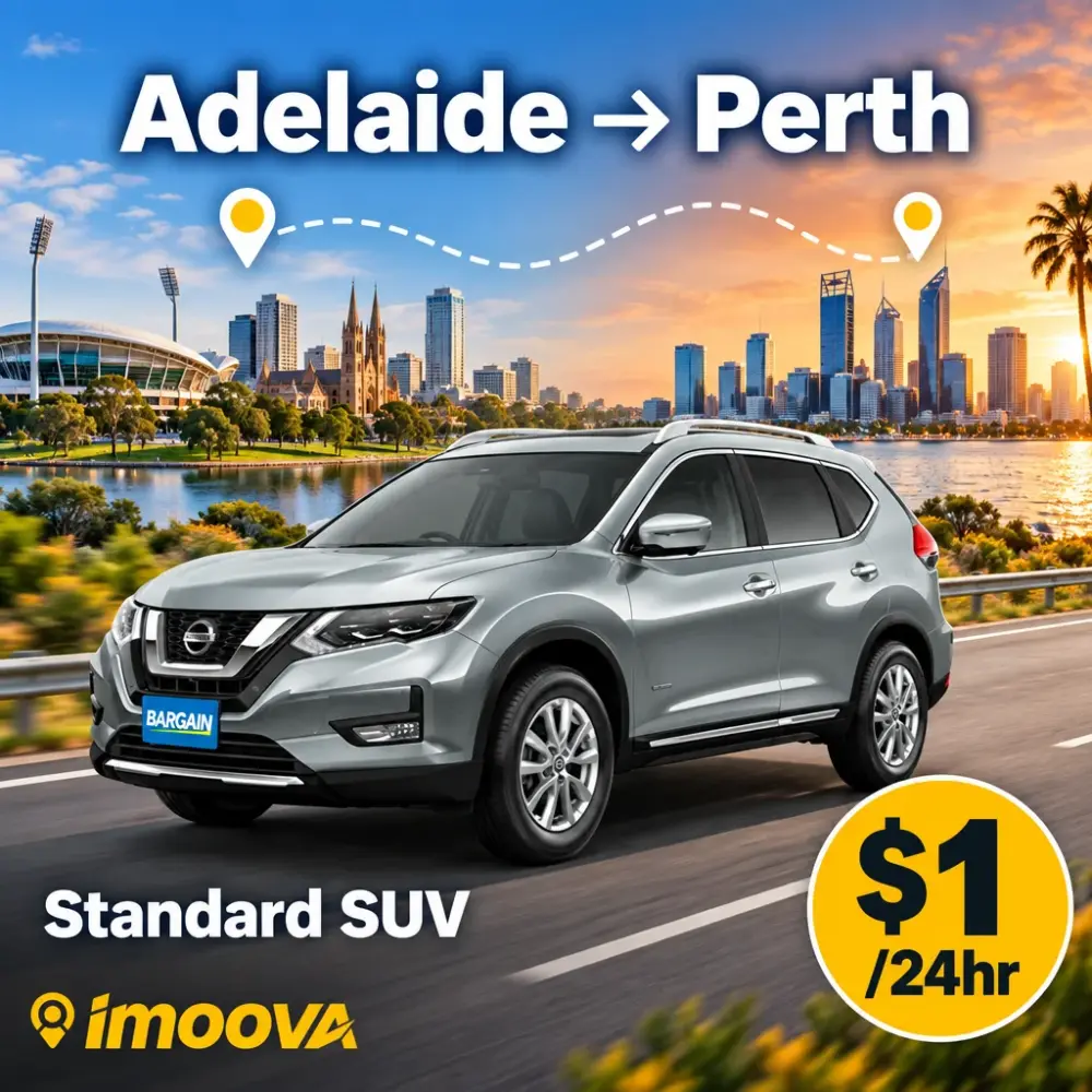 Standard SUV relocation from Adelaide to Perth