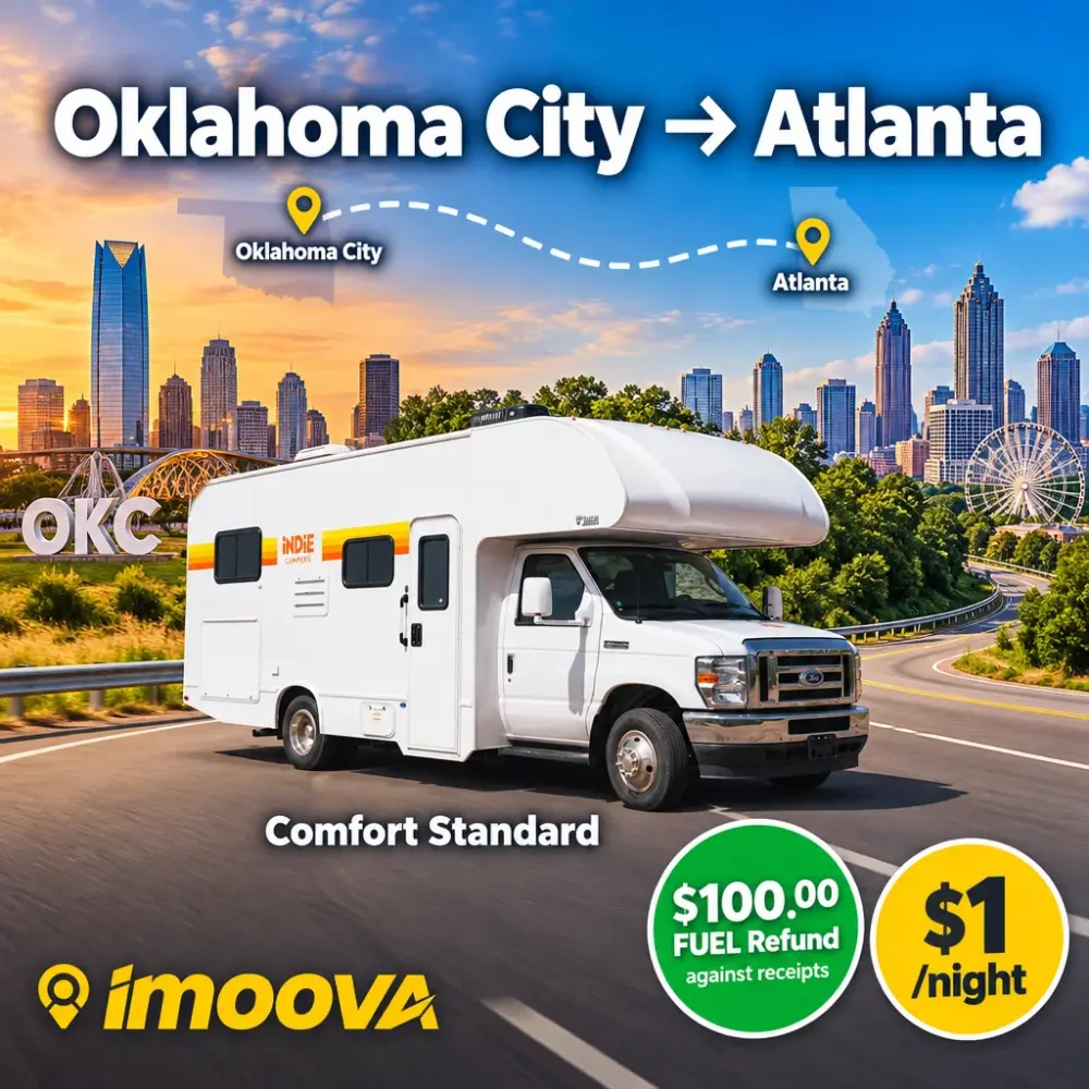 Trasloco di Comfort Standard da Oklahoma City a Atlanta