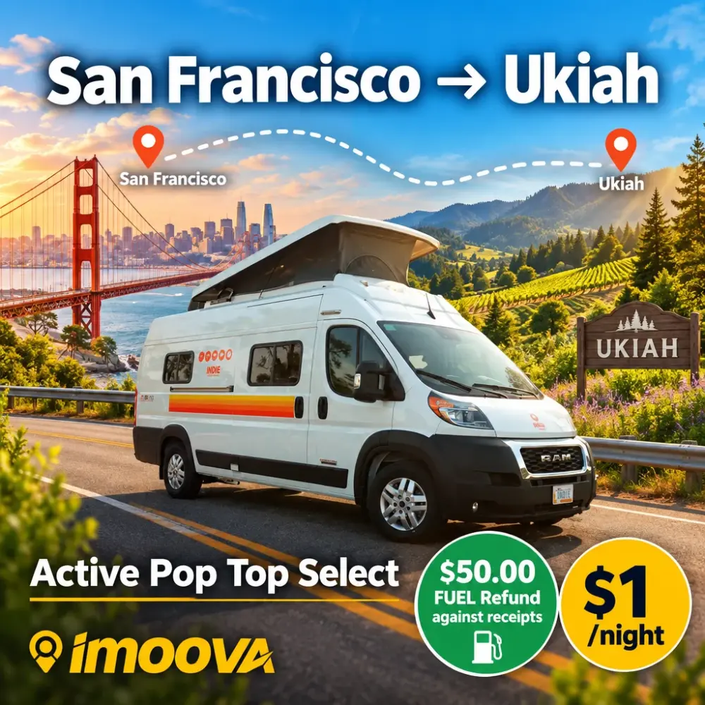 Active Pop Top Select relocation from San Francisco to Ukiah