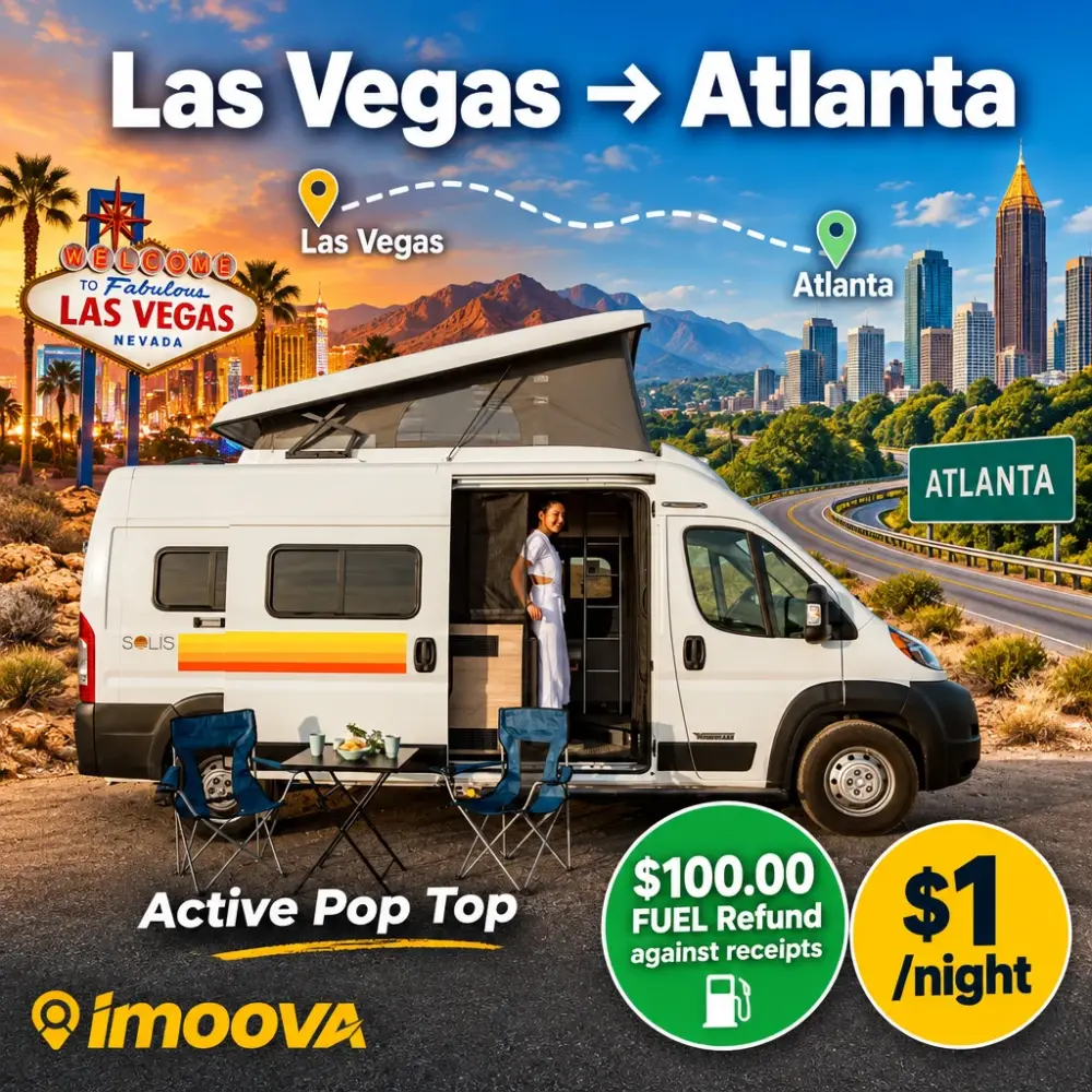 Trasloco di Active Pop Top da Las Vegas a Atlanta