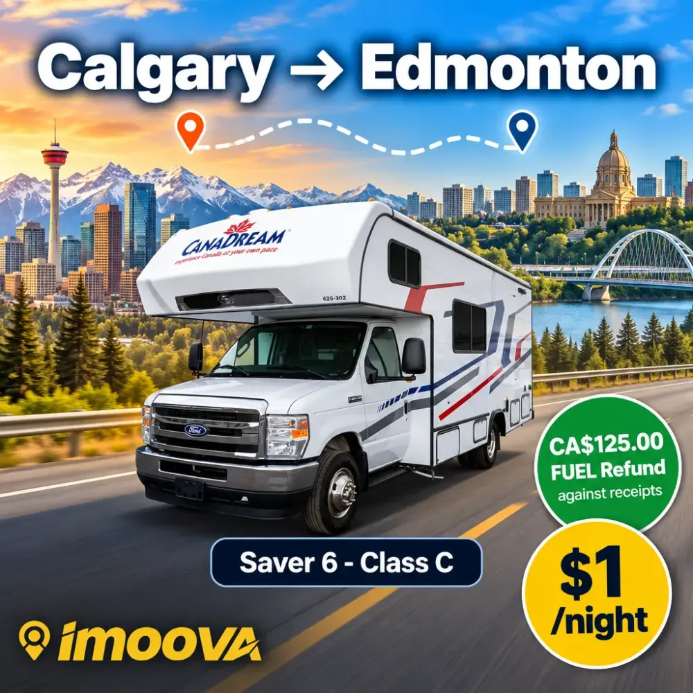Trasloco di Saver 6 - Class C da Calgary a Edmonton