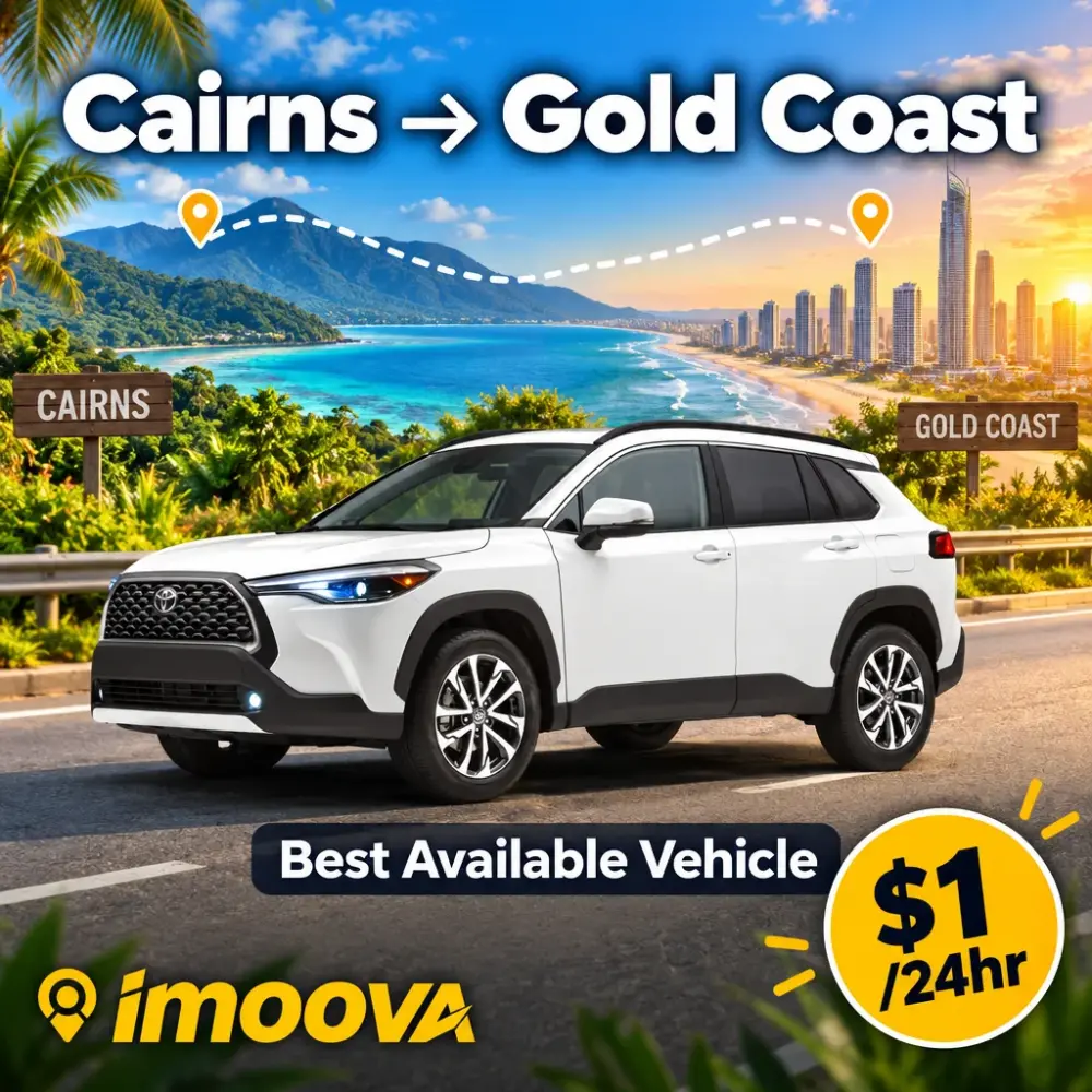 Best Available Vehicle relocation from Cairns to Gold Coast