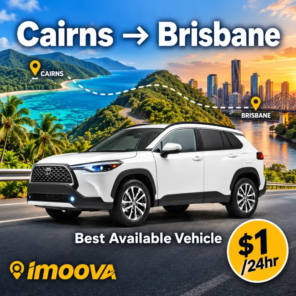 Best Available Vehicle relocation from Cairns to Brisbane