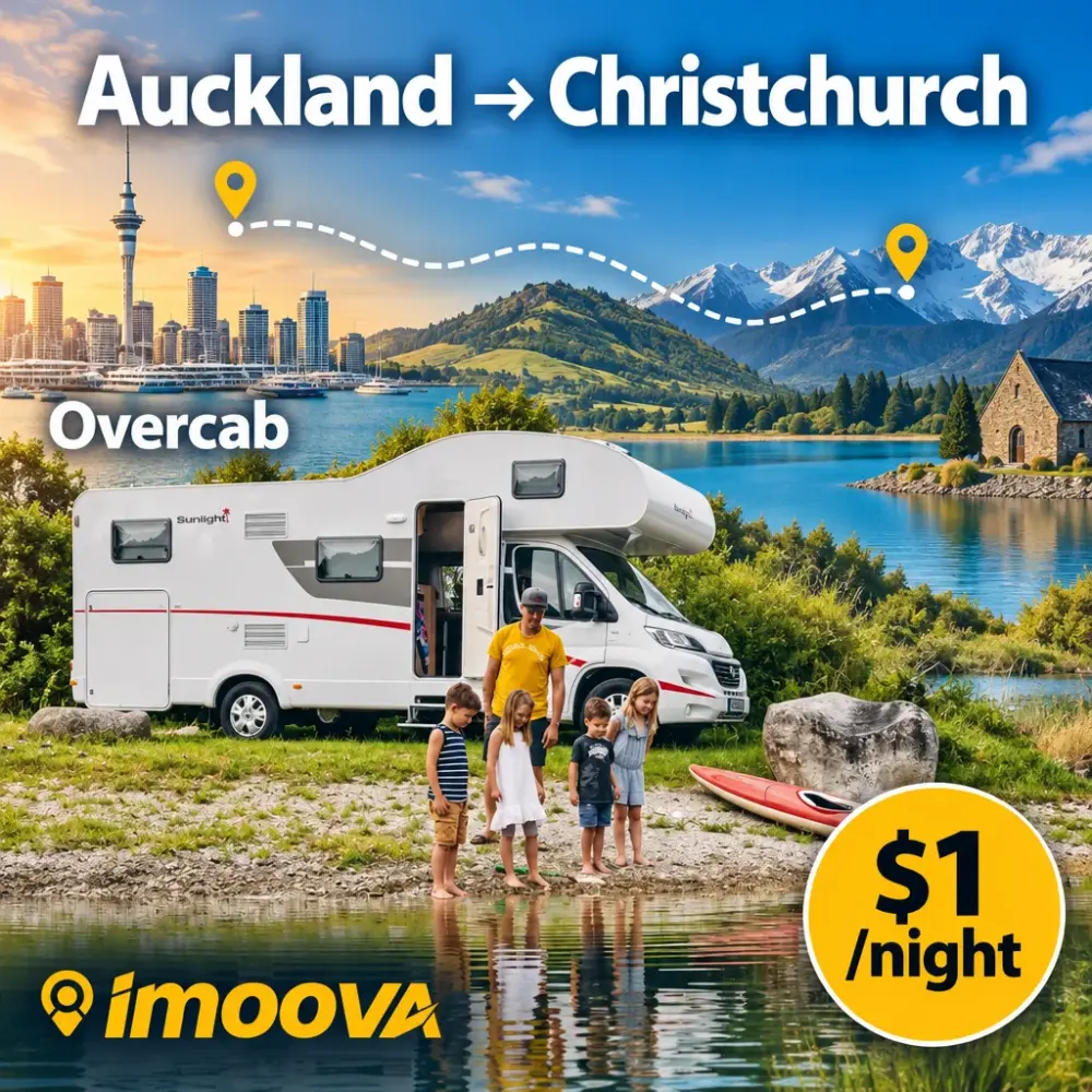 Relocação de Overcab de Auckland para Christchurch