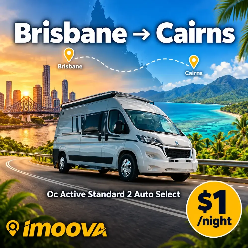 Oc Active Standard 2 Auto Select の Brisbane から Cairns への移動