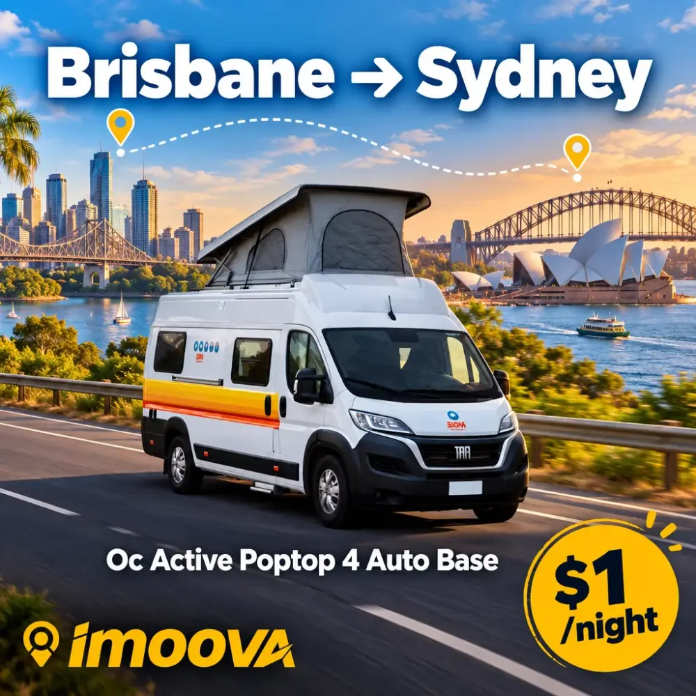 Oc Active Poptop 4 Auto Base relocation from Brisbane to Sydney