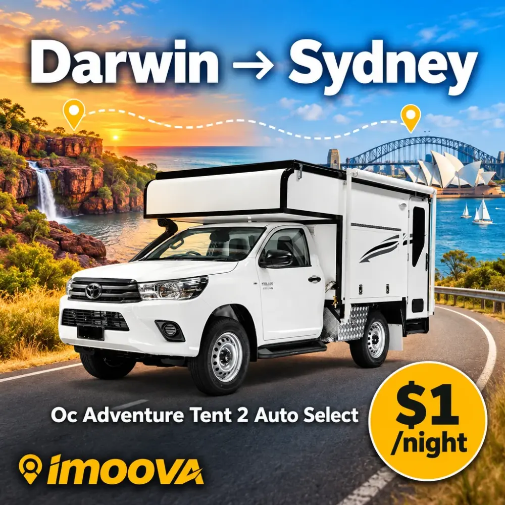 Reubicación de Oc Adventure Tent 2 Auto Select de Darwin a Sydney