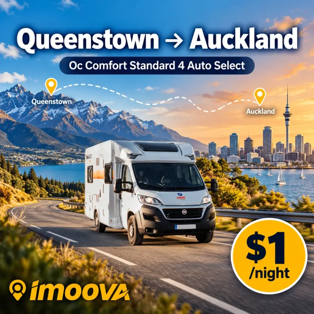 Oc Comfort Standard 4 Auto Select relocation from Queenstown to Auckland