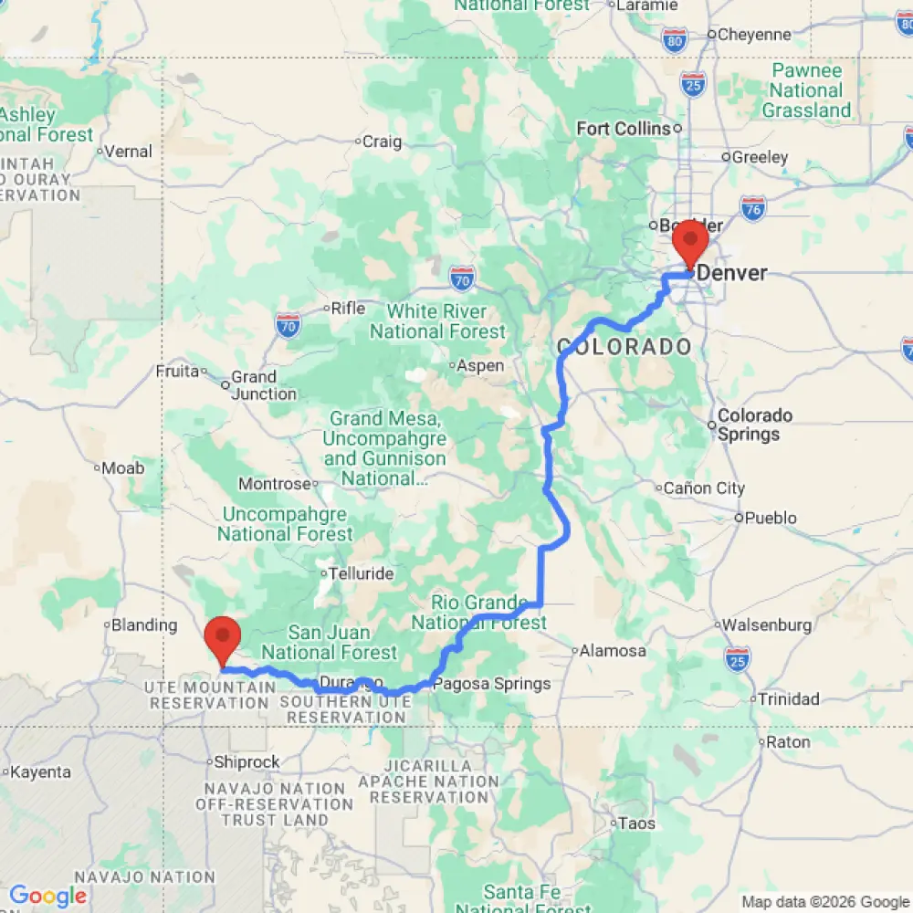 Comfort Standard relocation from Cortez to Denver