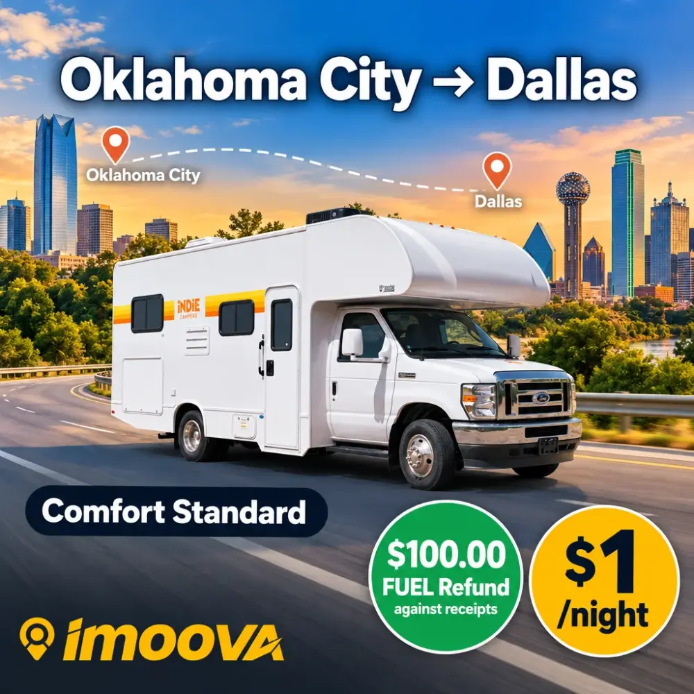 Comfort Standard - Oklahoma City to Dallas