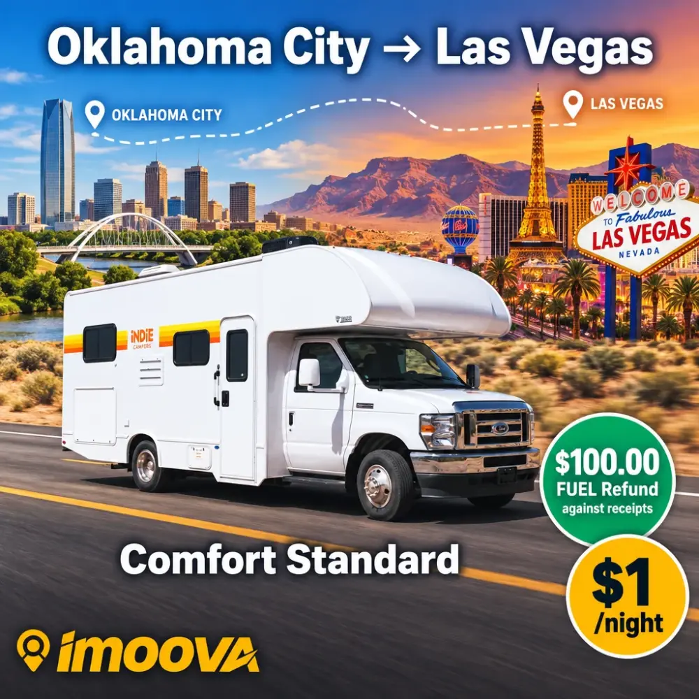 Comfort Standard 从 Oklahoma City 到 Las Vegas 的搬迁