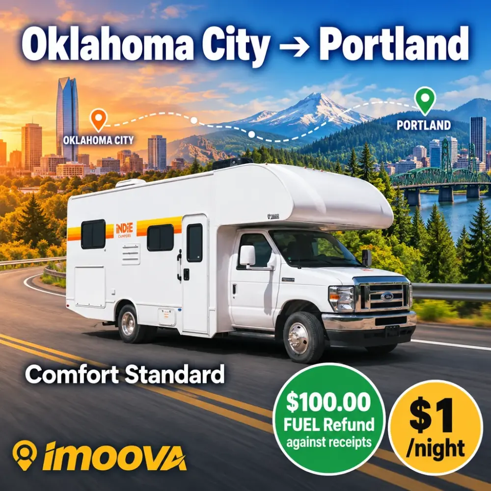 Comfort Standard Umzug von Oklahoma City nach Portland