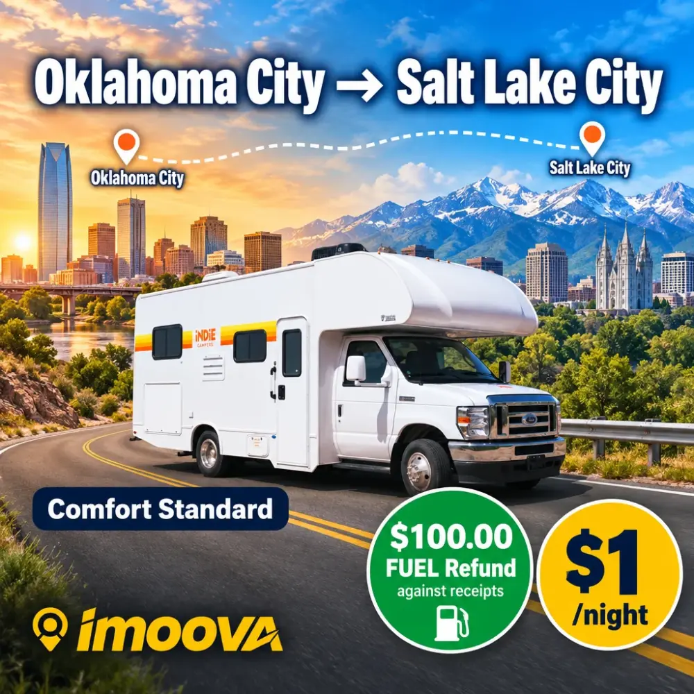 Comfort Standard Umzug von Oklahoma City nach Salt Lake City