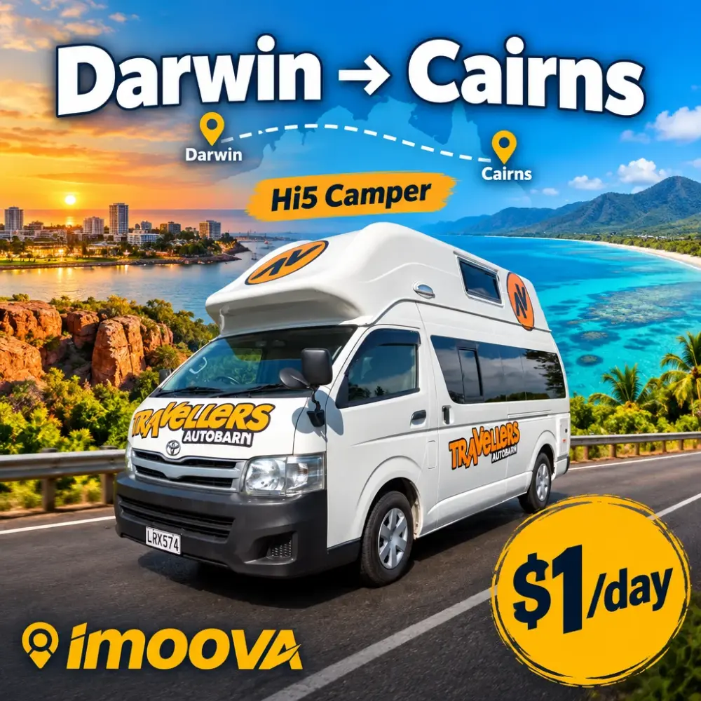 Hi5 Camper relocation from Darwin to Cairns