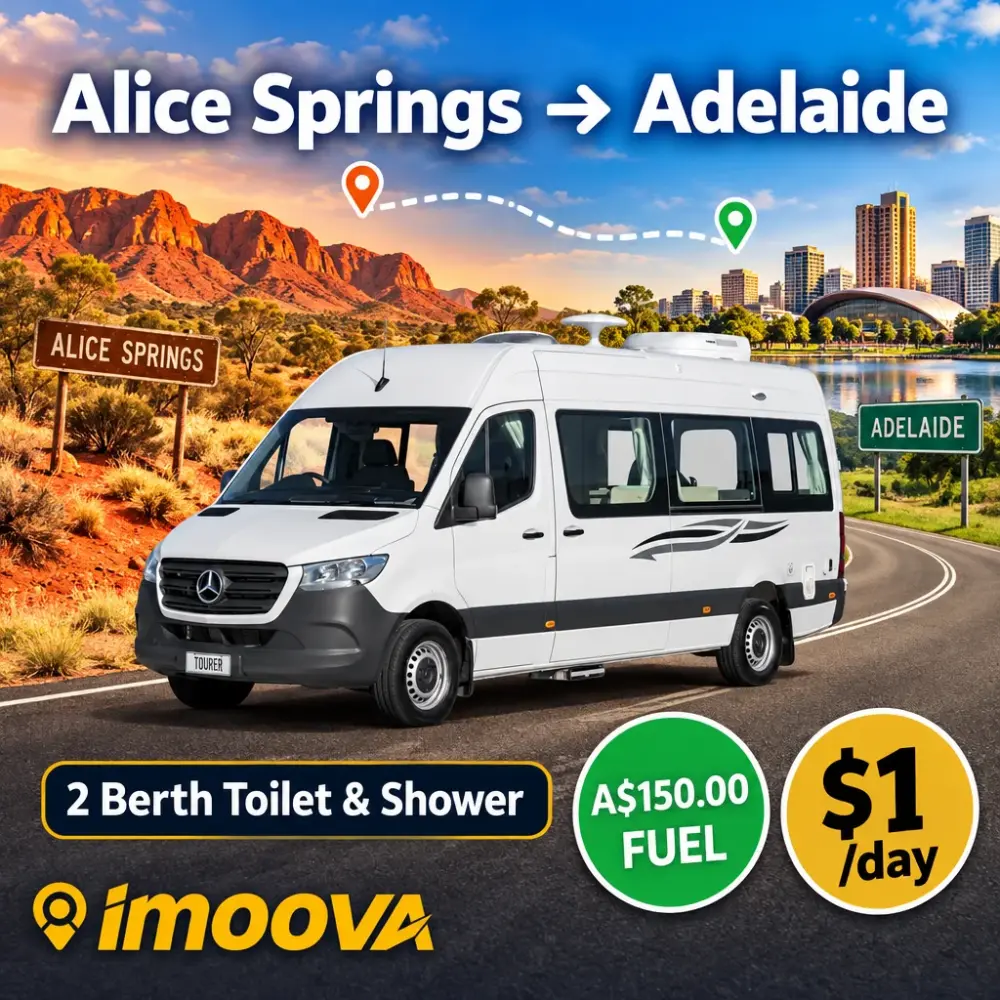 Trasloco di 2 Berth Toilet & Shower da Alice Springs a Adelaide