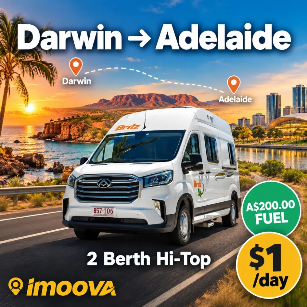 2 Berth Hi-Top relocation from Darwin to Adelaide