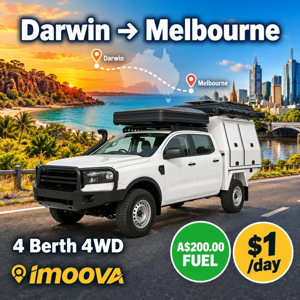 4 Berth 4WD relocation from Darwin to Melbourne