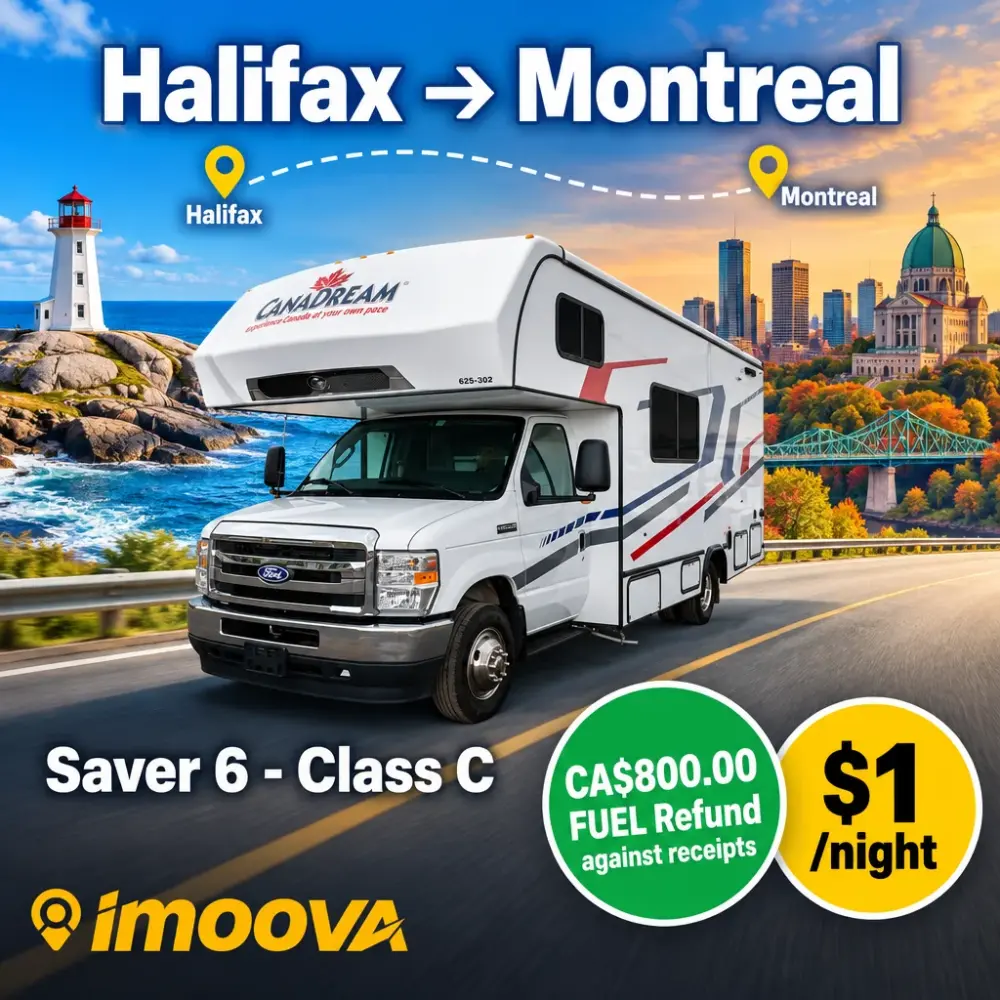 Trasloco di Saver 6 - Class C da Halifax a Montreal