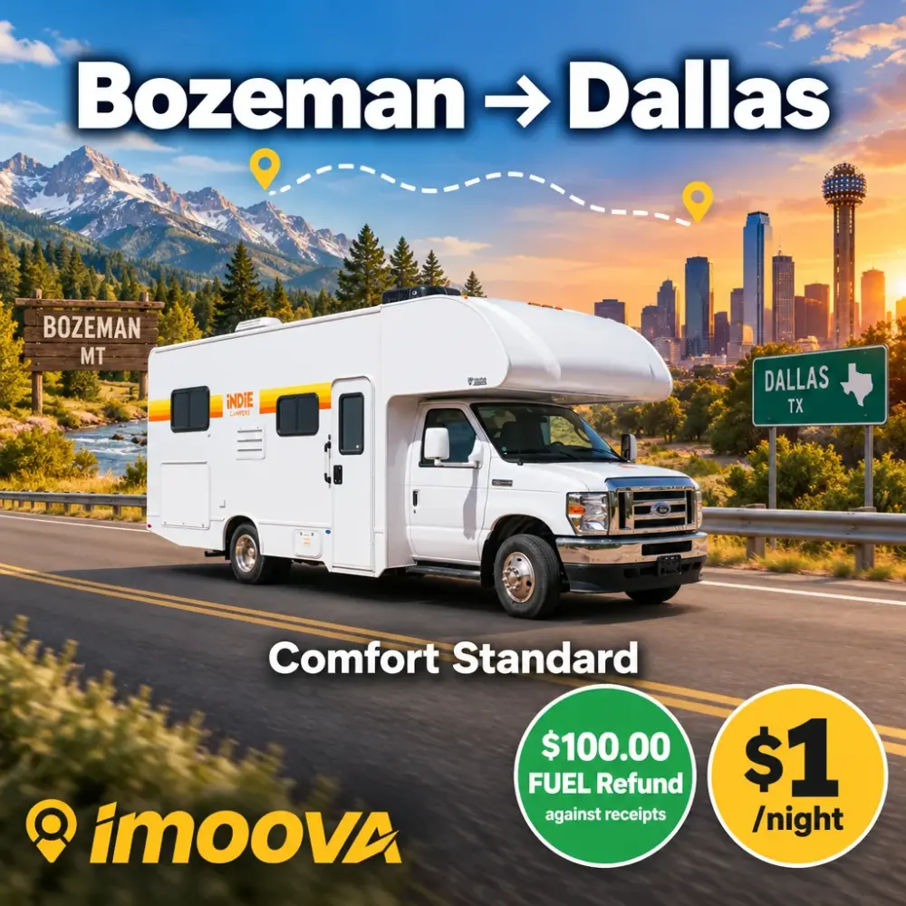 Comfort Standard relocation from Bozeman to Dallas