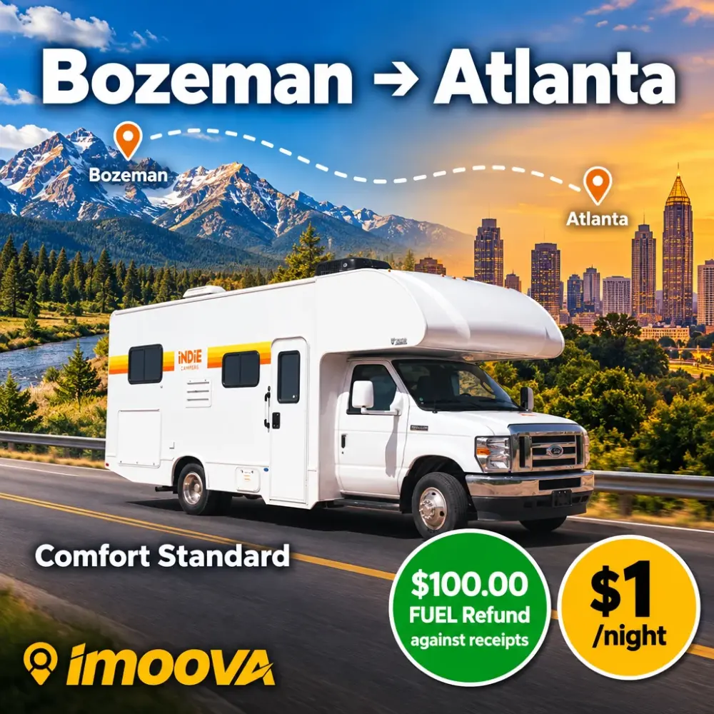Relocalisation de Comfort Standard de Bozeman à Atlanta