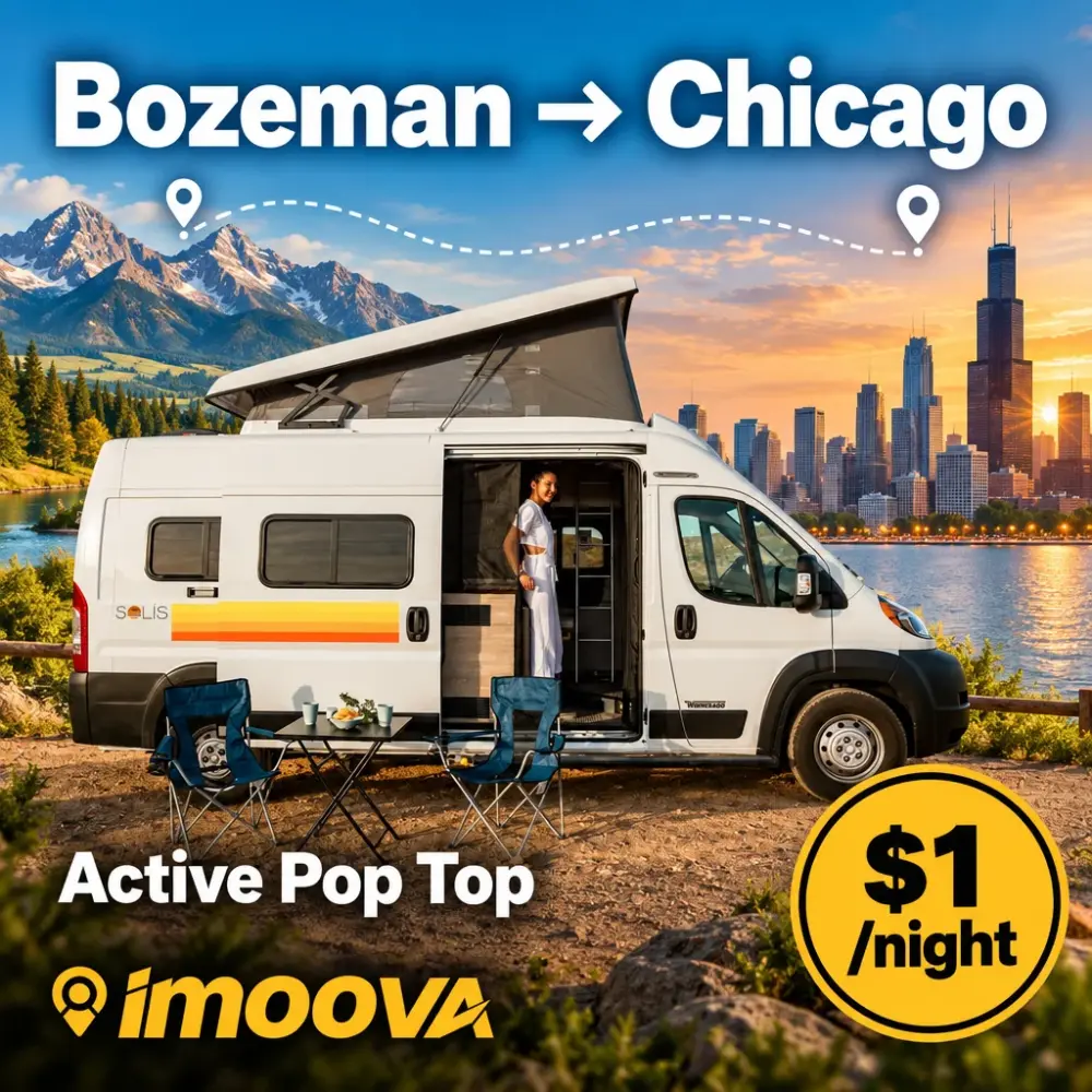 Active Pop Top relocation from Bozeman to Chicago