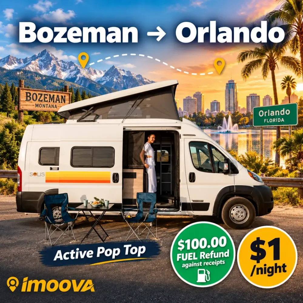 Active Pop Top relocation from Bozeman to Orlando