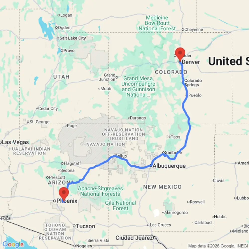Relocação de Active Pop Top de Denver para Apache Junction