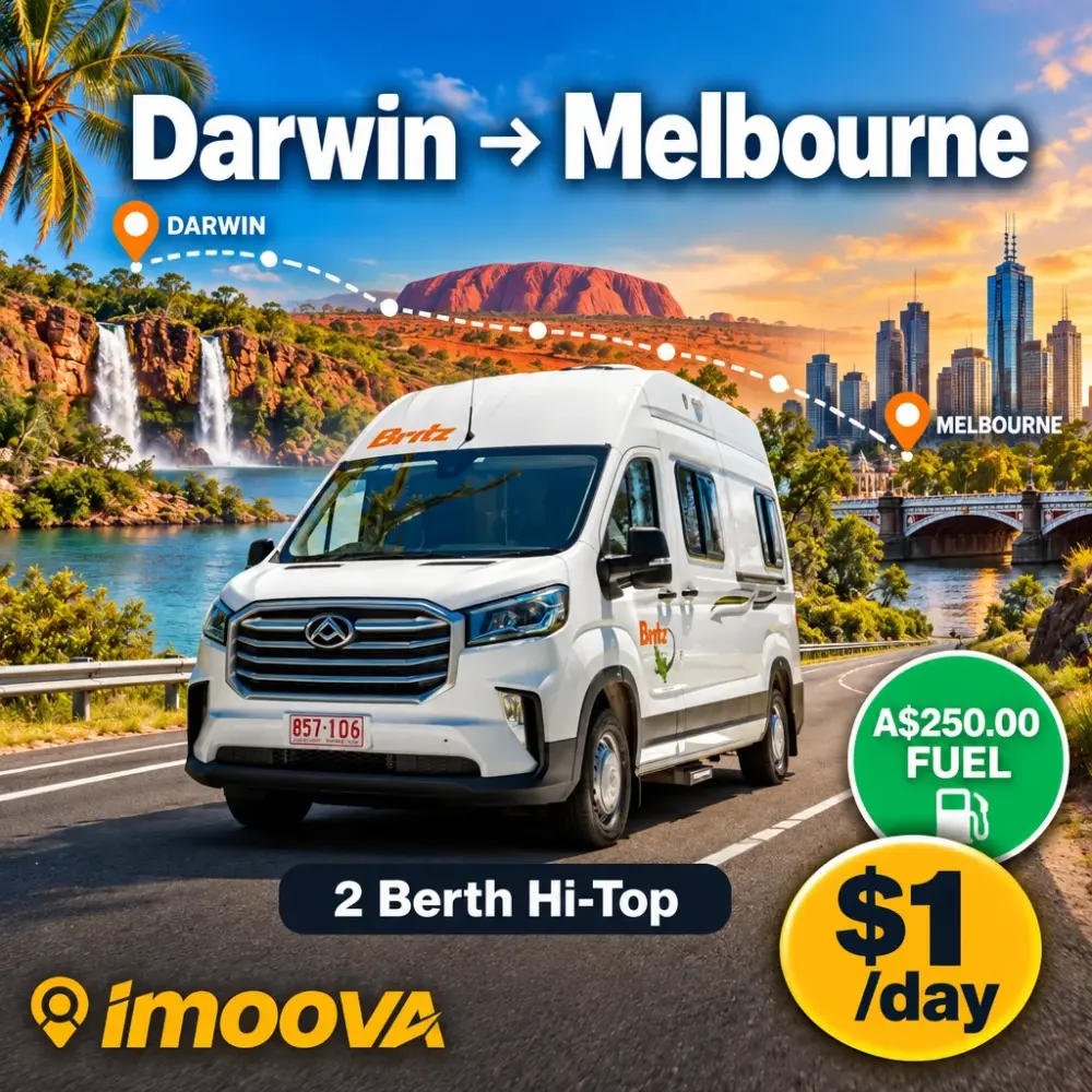 2 Berth Hi-Top relocation from Darwin to Melbourne