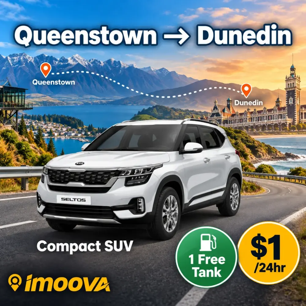 Trasloco di Compact SUV da Queenstown a Dunedin