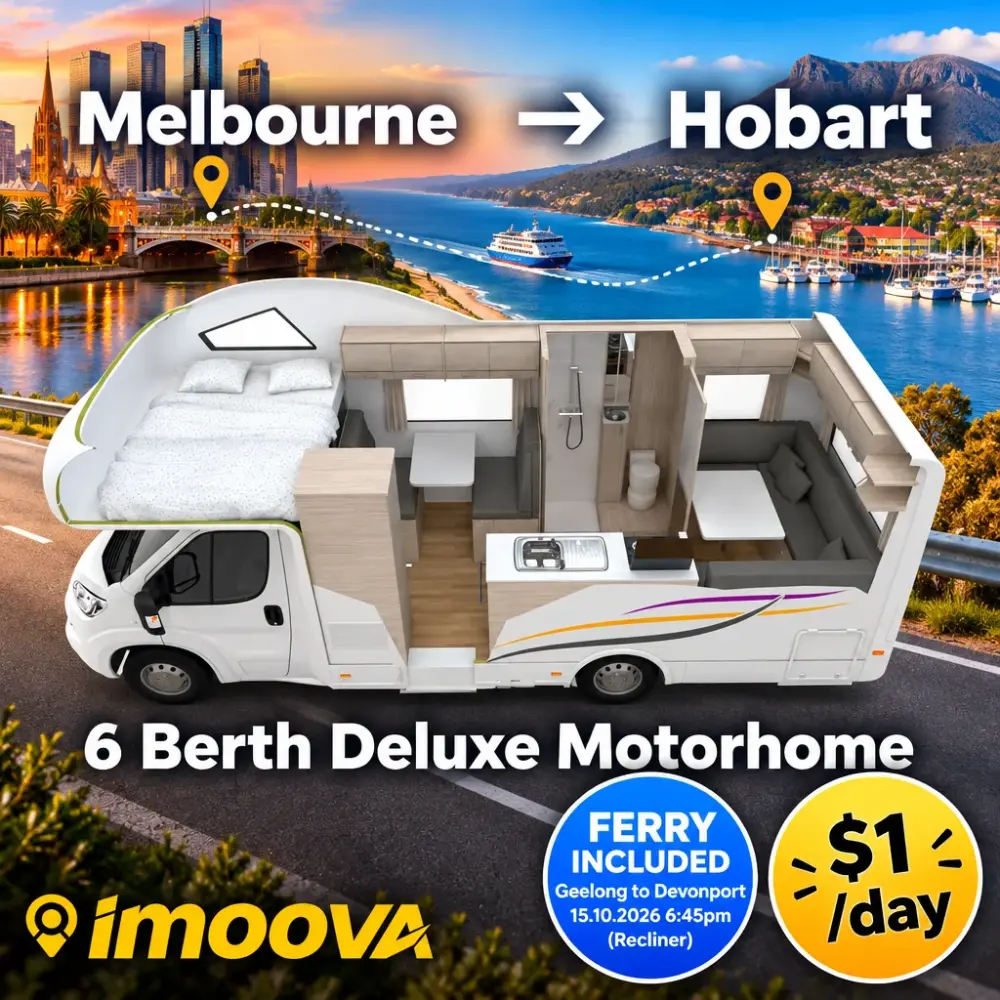 Trasloco di 6 Berth Deluxe Motorhome da Melbourne a Hobart