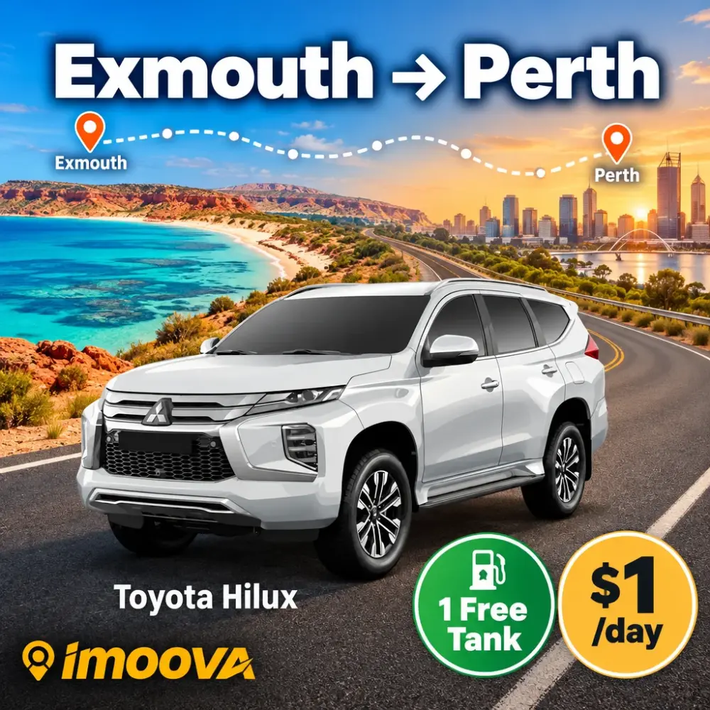Toyota Hilux relocation from Exmouth to Perth