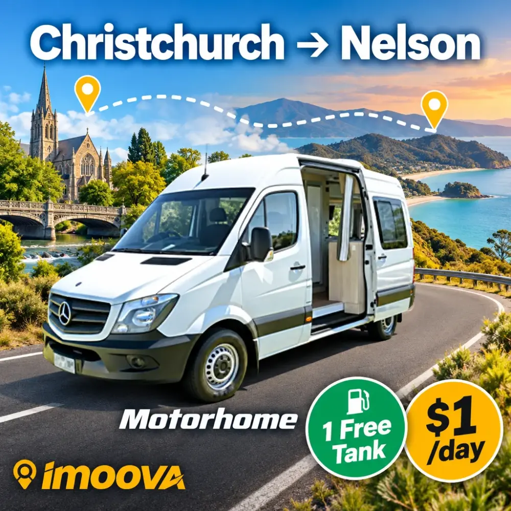 Reubicación de Motorhome de Christchurch a Nelson