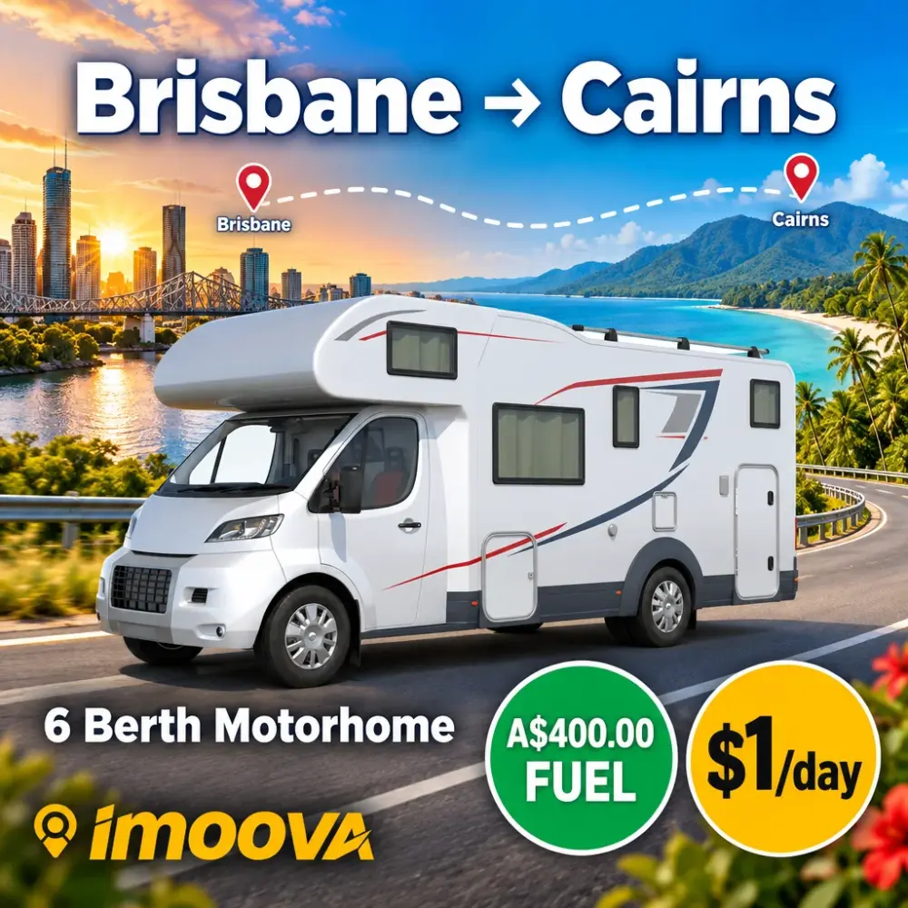 6 Berth Motorhome relocation from Brisbane to Cairns