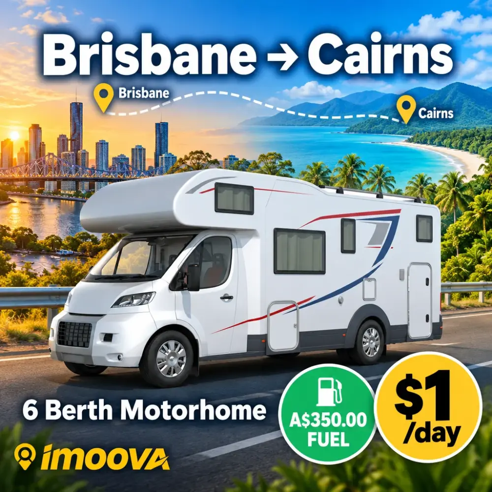 6 Berth Motorhome relocation from Brisbane to Cairns