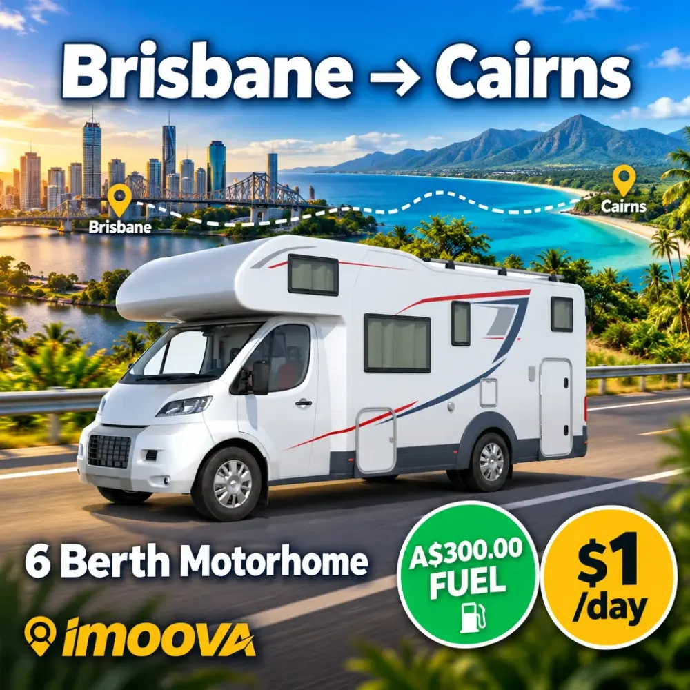 6 Berth Motorhome relocation from Brisbane to Cairns