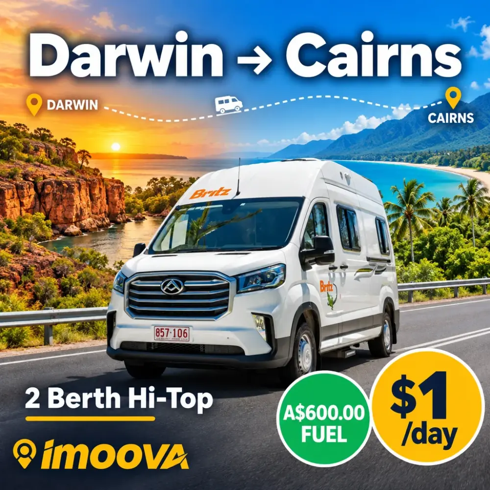 2 Berth Hi-Top relocation from Darwin to Cairns