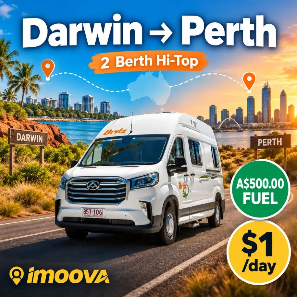 2 Berth Hi-Top relocation from Darwin to Perth