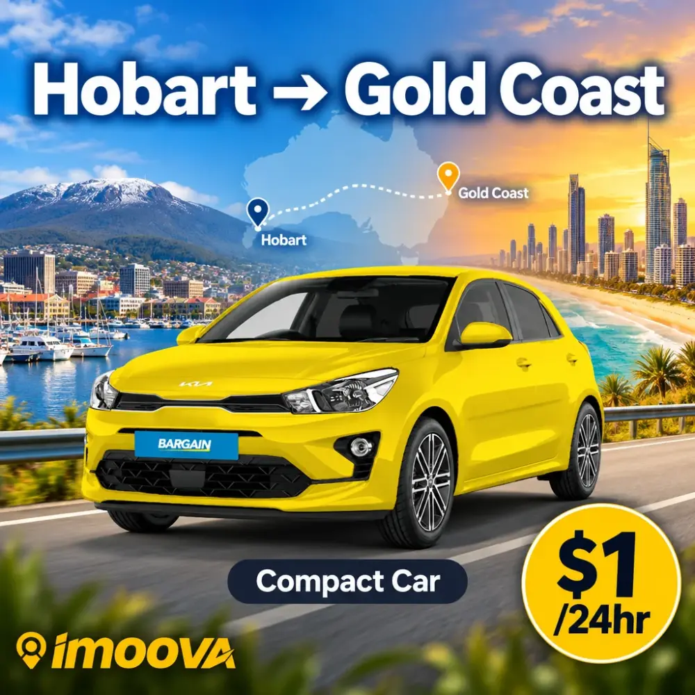 Compact Car relocation from Hobart to Gold Coast