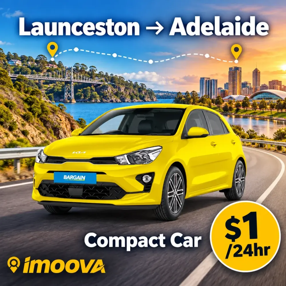 Compact Car Umzug von Launceston nach Adelaide