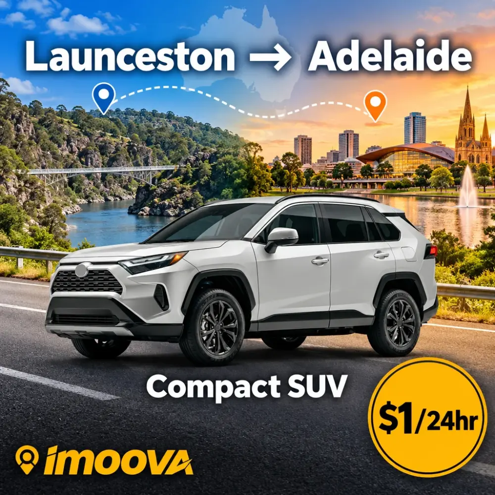 Compact SUV relocation from Launceston to Adelaide
