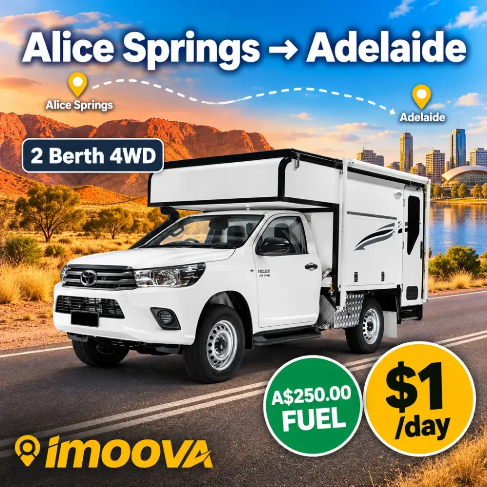 2 Berth 4WD relocation from Alice Springs to Adelaide