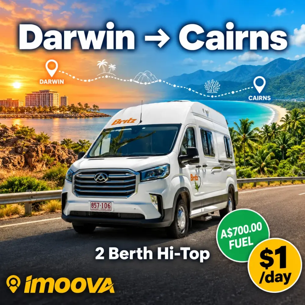 2 Berth Hi-Top relocation from Darwin to Cairns