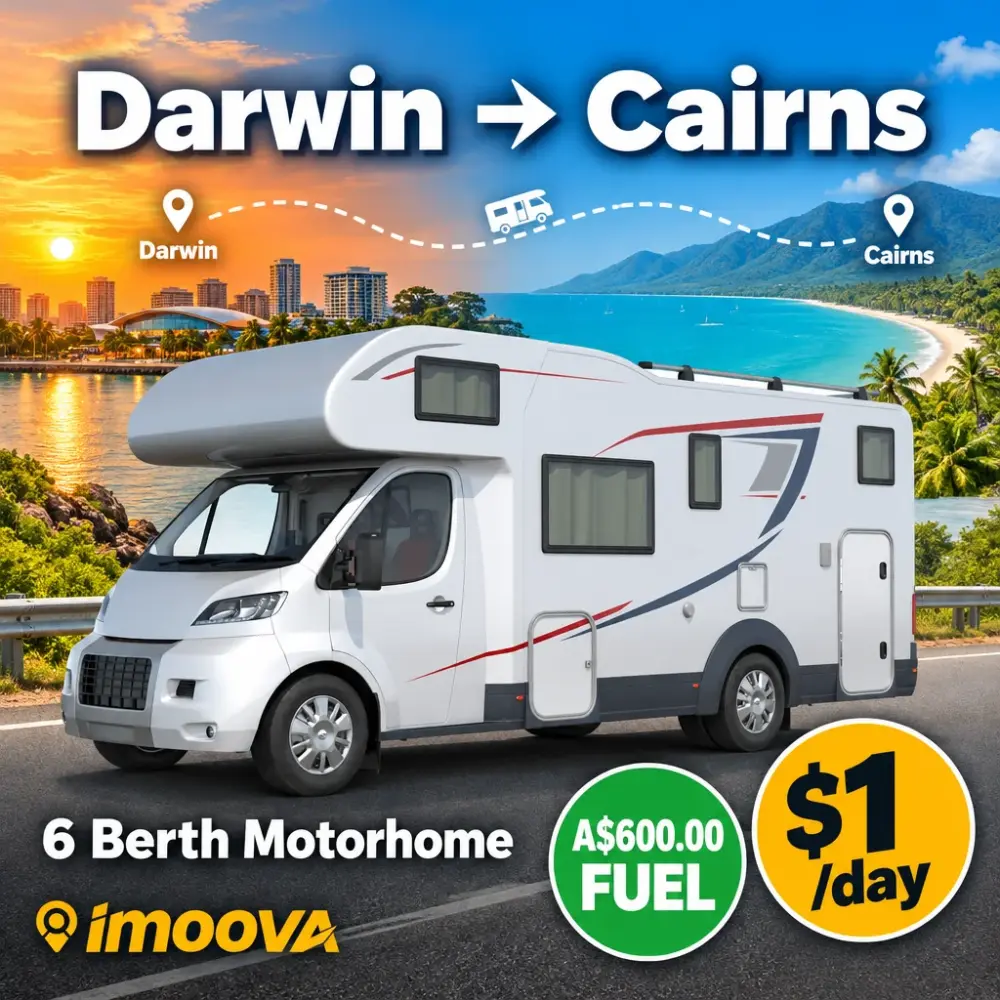 6 Berth Motorhome relocation from Darwin to Cairns