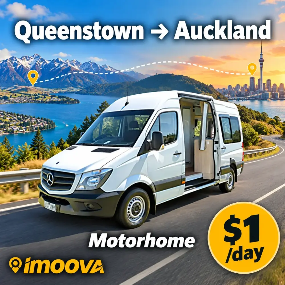 Motorhome relocation from Queenstown to Auckland