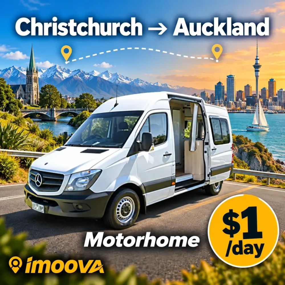 Trasloco di Motorhome da Christchurch a Auckland