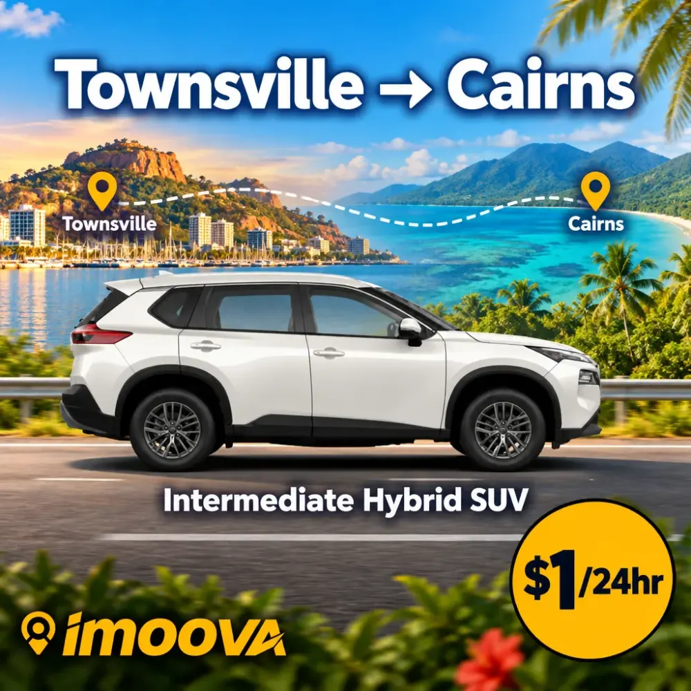 Intermediate Hybrid SUV 从 Townsville 到 Cairns 的搬迁