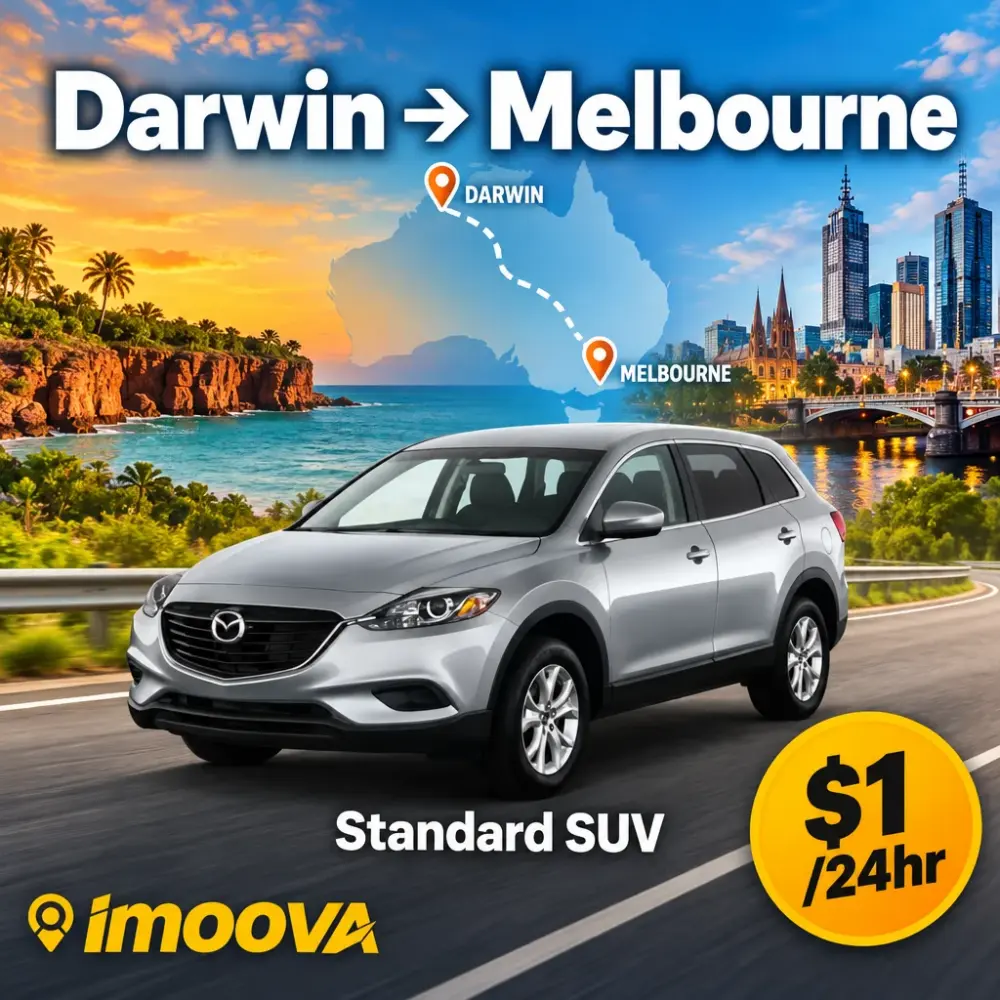 Standard SUV relocation from Darwin to Melbourne
