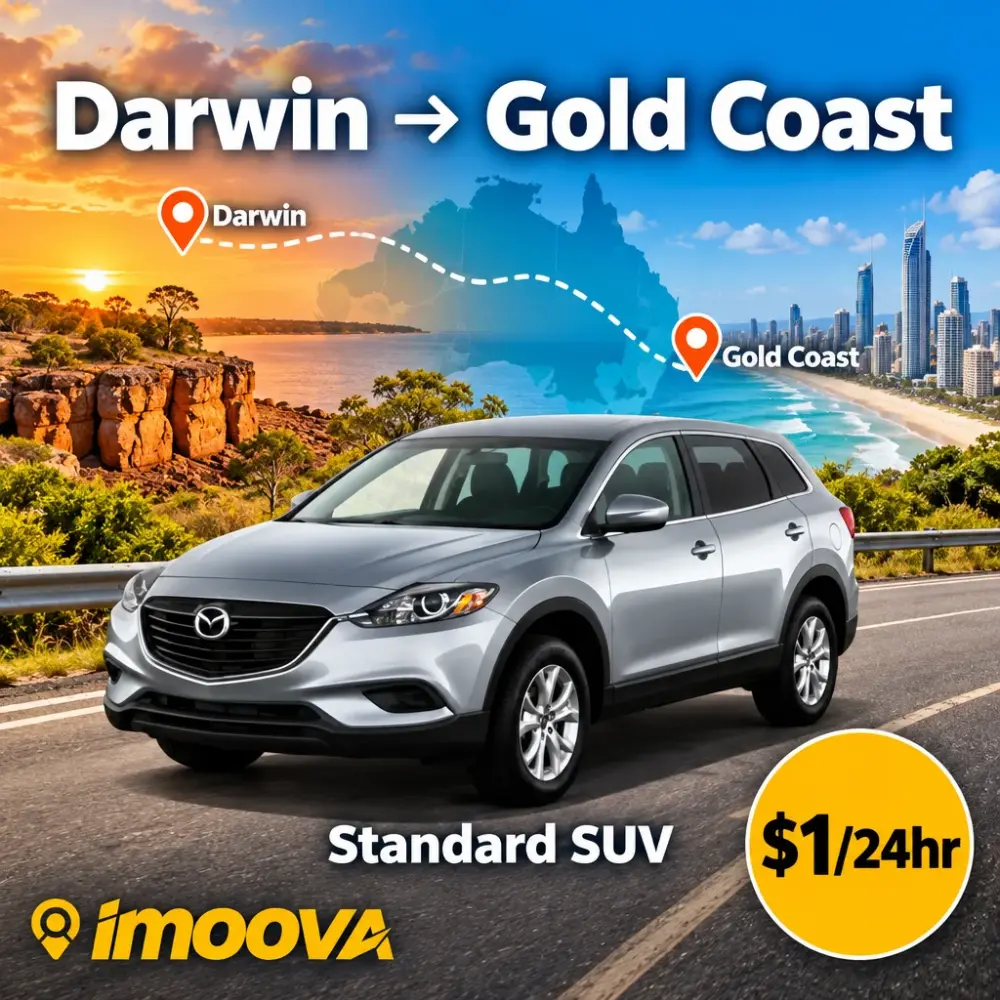 Standard SUV relocation from Darwin to Gold Coast