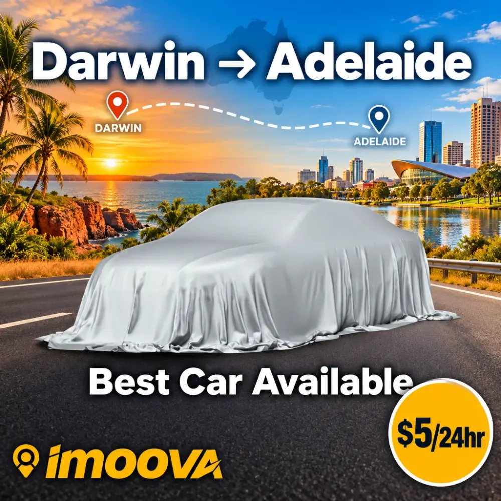 Best Car Available relocation from Darwin to Adelaide